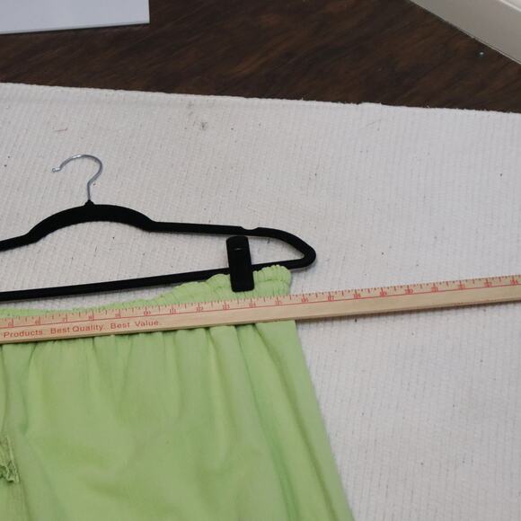 Maria de Guadalajara Skirt Green Cotton One Size Vintage Mexico Boho - Picture 5 of 8